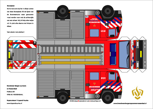 bouwplaat
brandweerauto